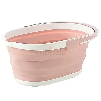 Portable Collapsible Baby Bath Tub in Pink