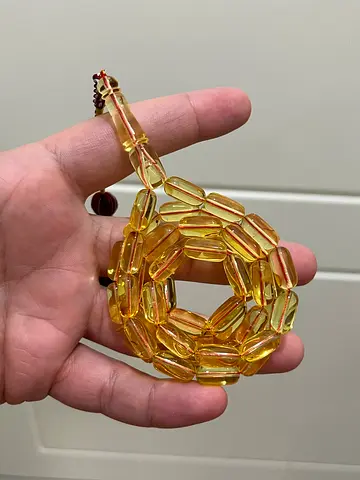 مسباح كهرمان شفاف تخريم سوبر