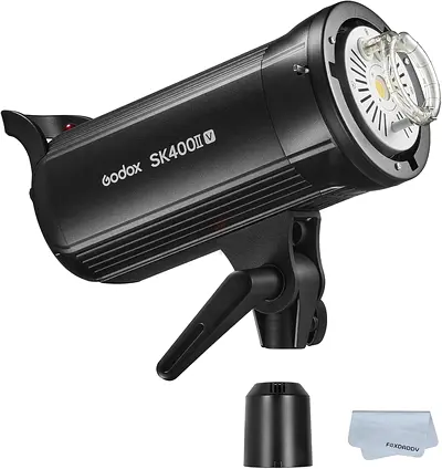 Brand New Godox Studio 2 head Kit SK400II  V – 2 Softbox – 2 Stands – 1 bag – XT-16 transmitter