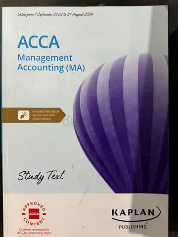 ACCA books, Study text and exam kit