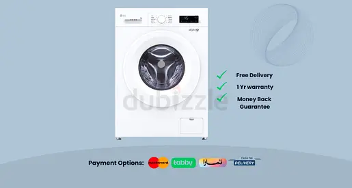 LG 8kg Front Load Washing Machine Inverter Direct Drive