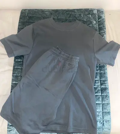 Clothes t-shirt and short set green