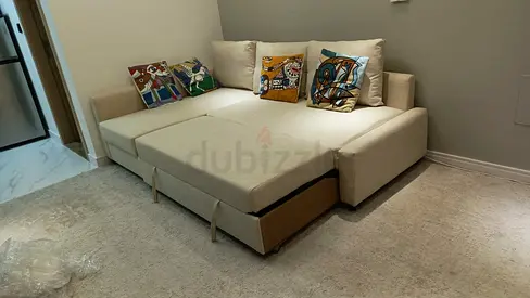 Stylish and Functional Sofa Bed with Storage