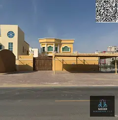 Villa For Sale In Ajman Al Rawda 2 5 Bedroom Hall Majlis Kitchen Maid room Land size 5000 sq.ft