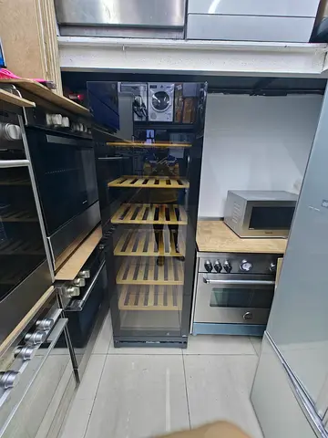 Vestfrost wine fridge dual temperature black series 197 bottles