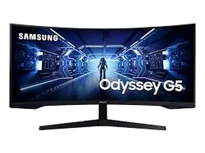 Samsung 34 inch monitor Odyssey G5 - Gaming monitor 165Hz Refresh Rate