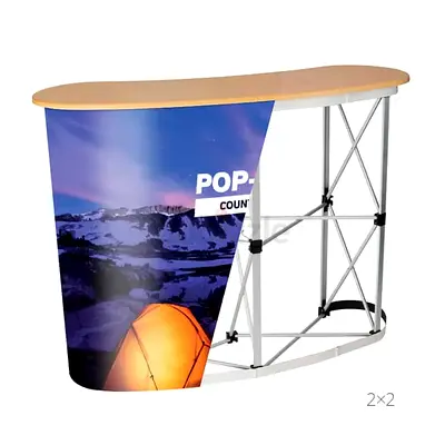 Portable Pop-up Display Table for Events