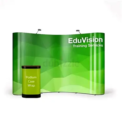 Portable Podium with Case Wrap for Events