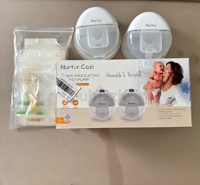 Portable Nurtur Cozi Electric Breast Pump Set