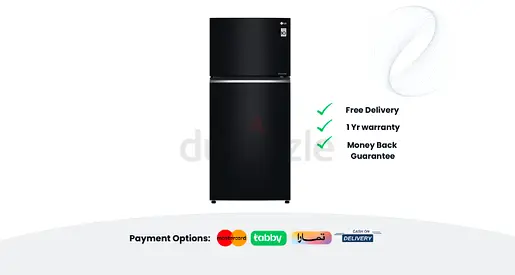 LG 509L Refrigerator Top Freezer Fridge Hygiene Fresh