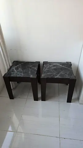 Elegant Marble Top Side Tables