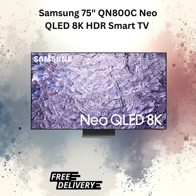 Samsung 75 Neo Brand New QLED 8K HDR Smart TV 75QN800C  - Warranty - Free Delivery All over UAE