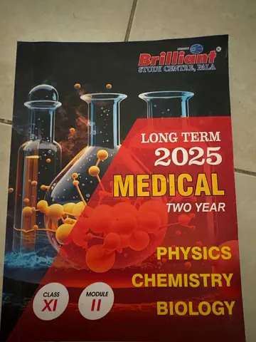 Long Term Medical 2025 - Physics, Chemistry, Biology Textbook