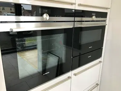 Siemens oven microwave warming drawer set in excellent condition