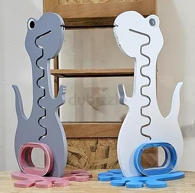 Wooden Dino Money Bank - Perfect Gift for Kids