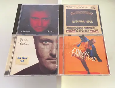 4 Phil Collins Music CD’s