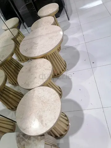 Coffee table set marble