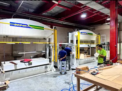 Hot pressing machine for sale