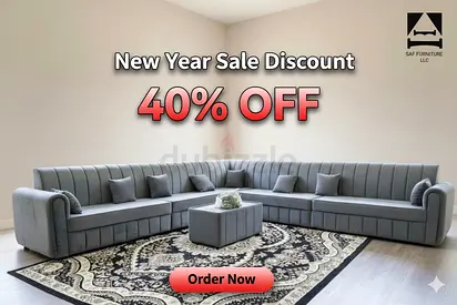 L shape sofa Majlis 8 seater
