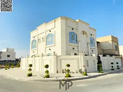 Luxury villa for sale in Al Alia, Ajman – including water, electricity, and air conditioning – e