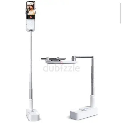 Adjustable Phone and Video Stand with LED Light