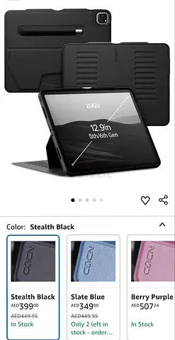 ZUGU CASE iPad Pro 12.9 Case, Ultra Slim Protective Case/Cover Designed for iPad Pro 12.9-inch (6th