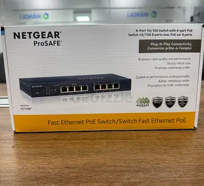 FS108P-8Port 10/100 Fast Ethernet Unmanaged Switch With 4-Port PoE