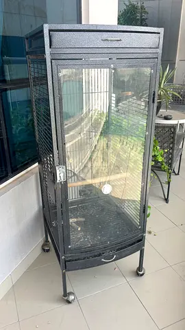 Sturdy Rolling Bird or Small Pet Cage for Sale