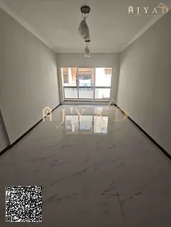 For rent: 2 bedrooms hall in Al Mowaihat 3 Ajman, brand new building, 3 bathrooms, 1400 sq ft, prime