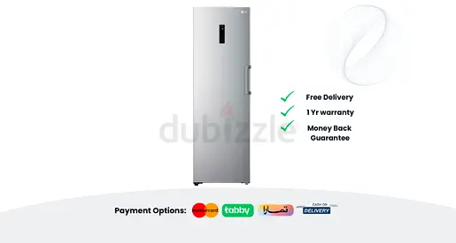 LG Freezer Single Door 324L with Inverter
