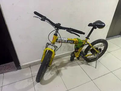 Kids Yellow Bicycle for Sale good condition with gears