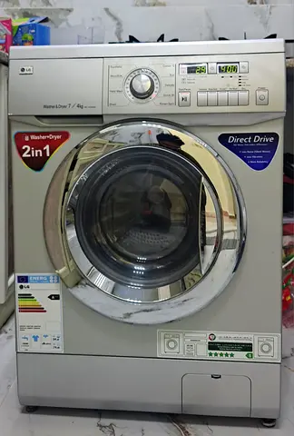 LG Washer-Dryer 2in1 - Inverter Direct Drive. 7/4kg Efficient and Space-Saving Solution