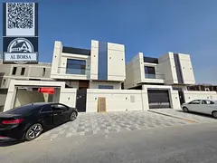 For sale in Al Bahia, a deluxe villa consisting of 5 rooms, a majlis, a living room, a kitchen, a ma