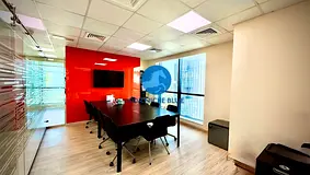 Office Space | Fitted &amp; Furnished with Glass Partition