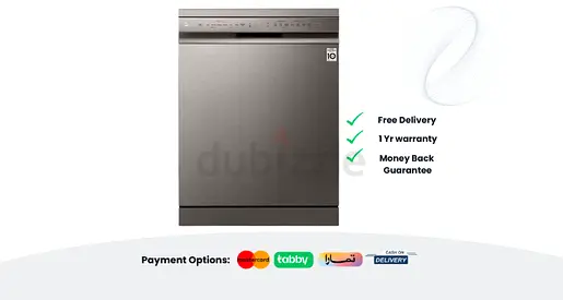 LG Dishwasher 3 Racks 14 Place Setting Inverter DD, QuadWash, TrueSteam