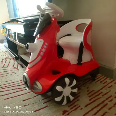 Multifunctional Baby Ride-On Car with Push Handle