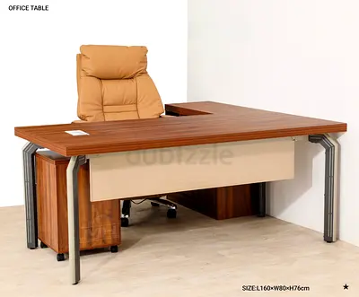 Stylish Office Table with Ergonomic Chair