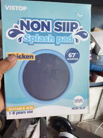 Vistop non-slip splash pad for children. 
The splash pad has a diameter of 67