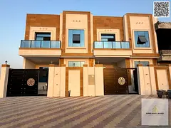 Modern, custom-finished villa for sale in Ajman, including air conditioning - freehold ownership for