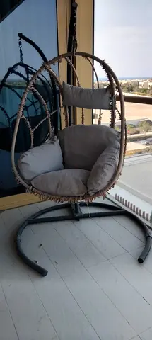 Hanging Chair, Outdoor Chair and Table and Couch
