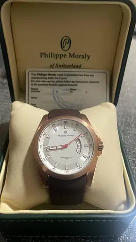 Philippe Moraly Watch - Swiss Precision  Elegance