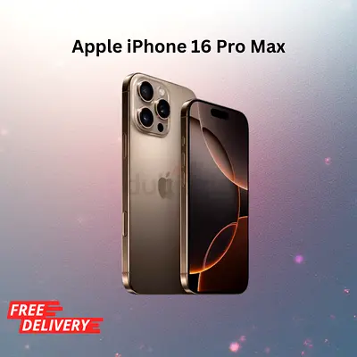 Iphone 16 pro max Desert Titanium Colour 256 GB - Brand New - Free Delivery All Over UAE
