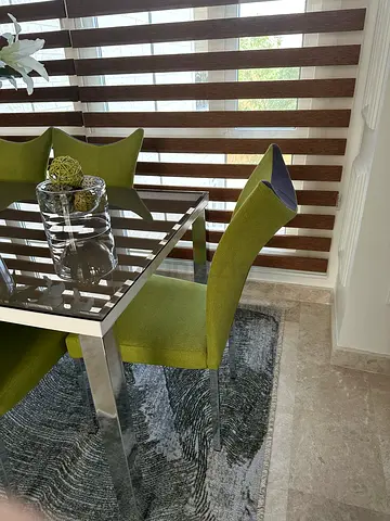 Unique Green Accent Chair with Modern Design