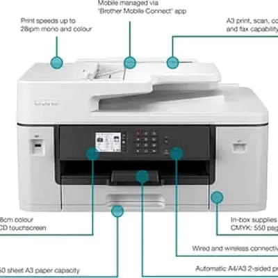 BROTHER MFC-J6940DW Multifunctional Colour A3 Wireless Inkjet Printer