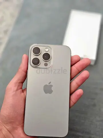 Iphone 15 pro max natural titanium