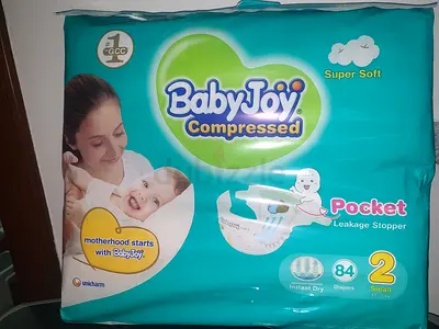 Quality Baby Joy Compressed Diapers - Size S