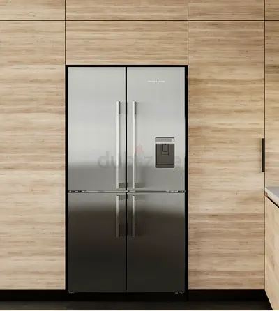 Fisher  Paykel Series 7 538L Quad Door Refrigerator with Ice and Water Stainless Steel RF605QDU