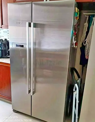 Bosch Double Door New Model Refrigerator Stainless Steel Like New