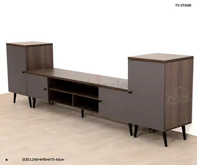 Modern TV Stand with Storage Cabinets