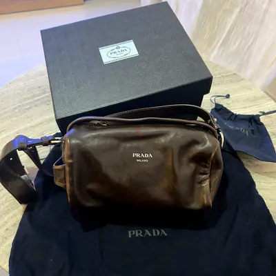 Prada Nappa Leather Shoulder Bag